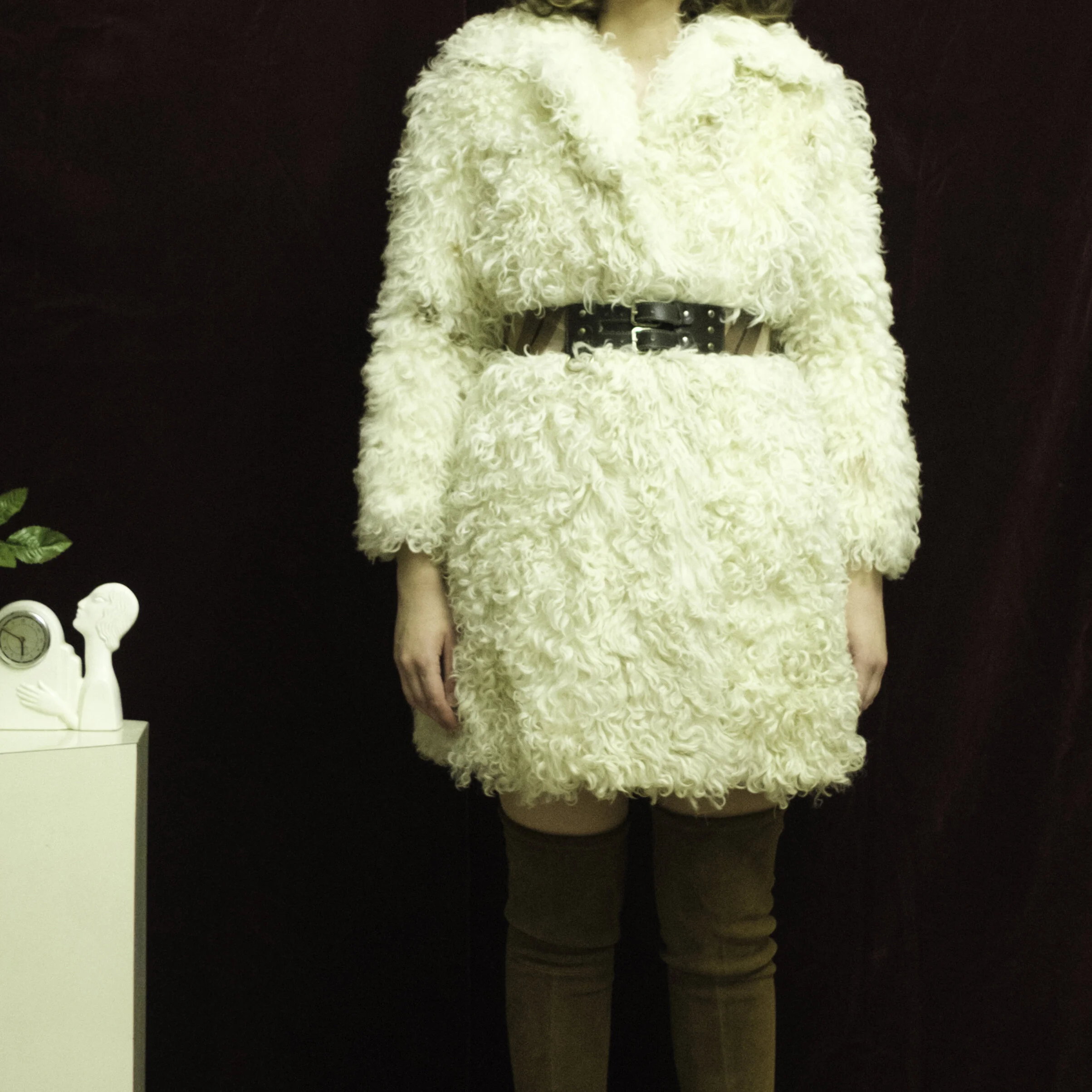 Herlipto♡Convertible Faux Fur TippetCoat 1990s Lillie Rubin leopard faux fur coat — Flower in the